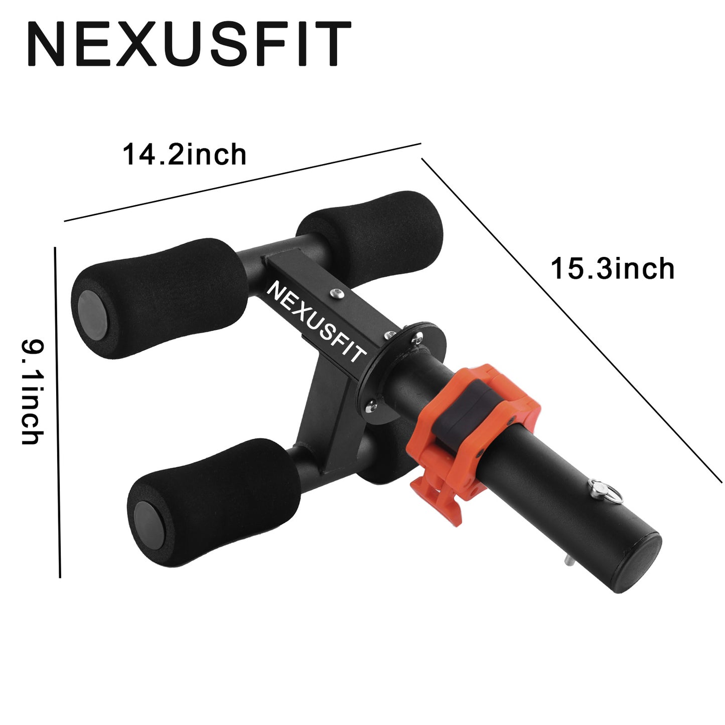 NEXUSFIT Leg Weights, Tib Bar, Tibialis Trainer, Tibia Dorsi Calf Raise Machine for Strengthening Calves/Shins/Ankles