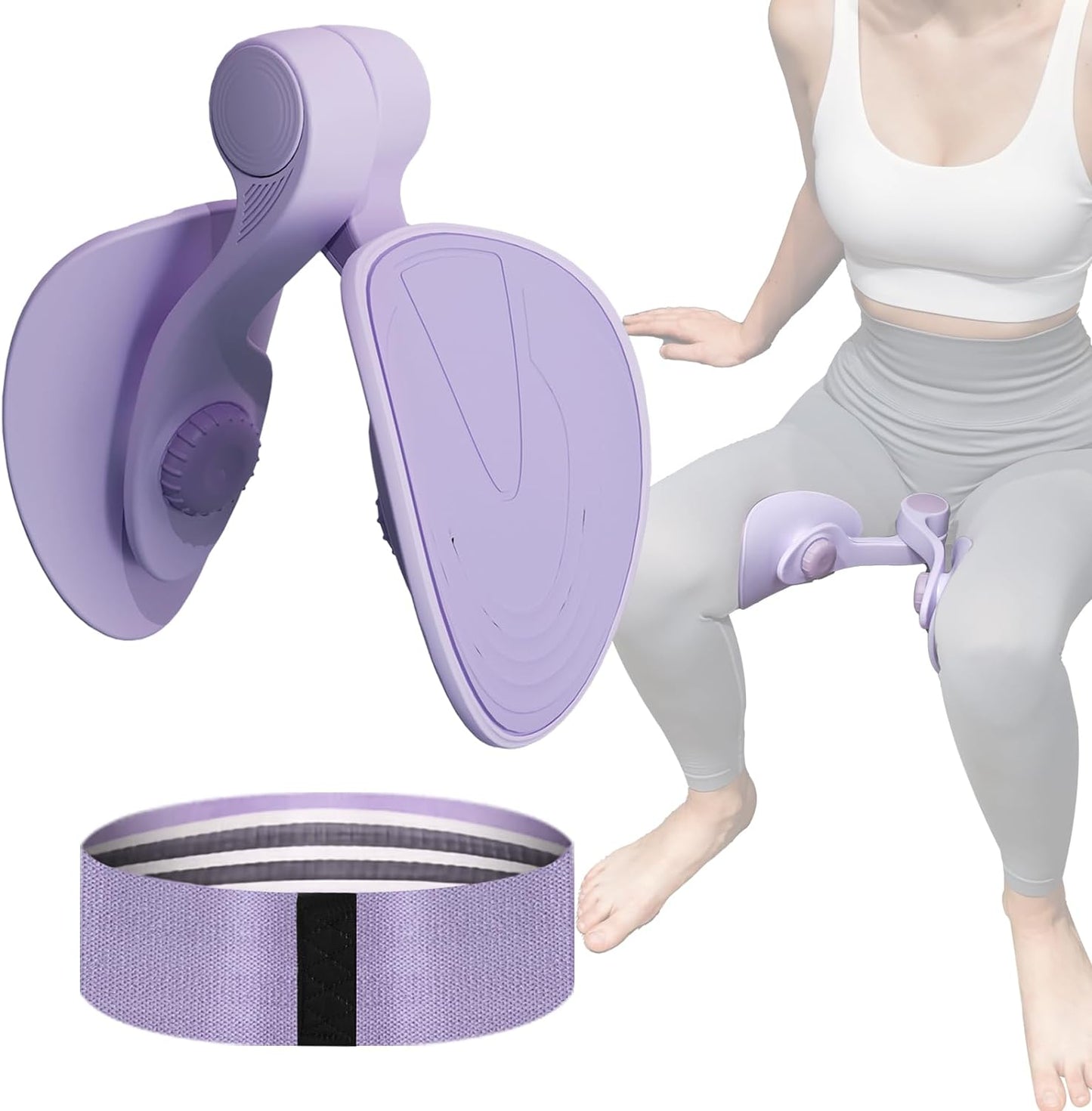 Shnlie Thigh Master Thigh Exerciser for Woman,Inner Thigh Toner,Pelvic Floor Strengthening Device Women