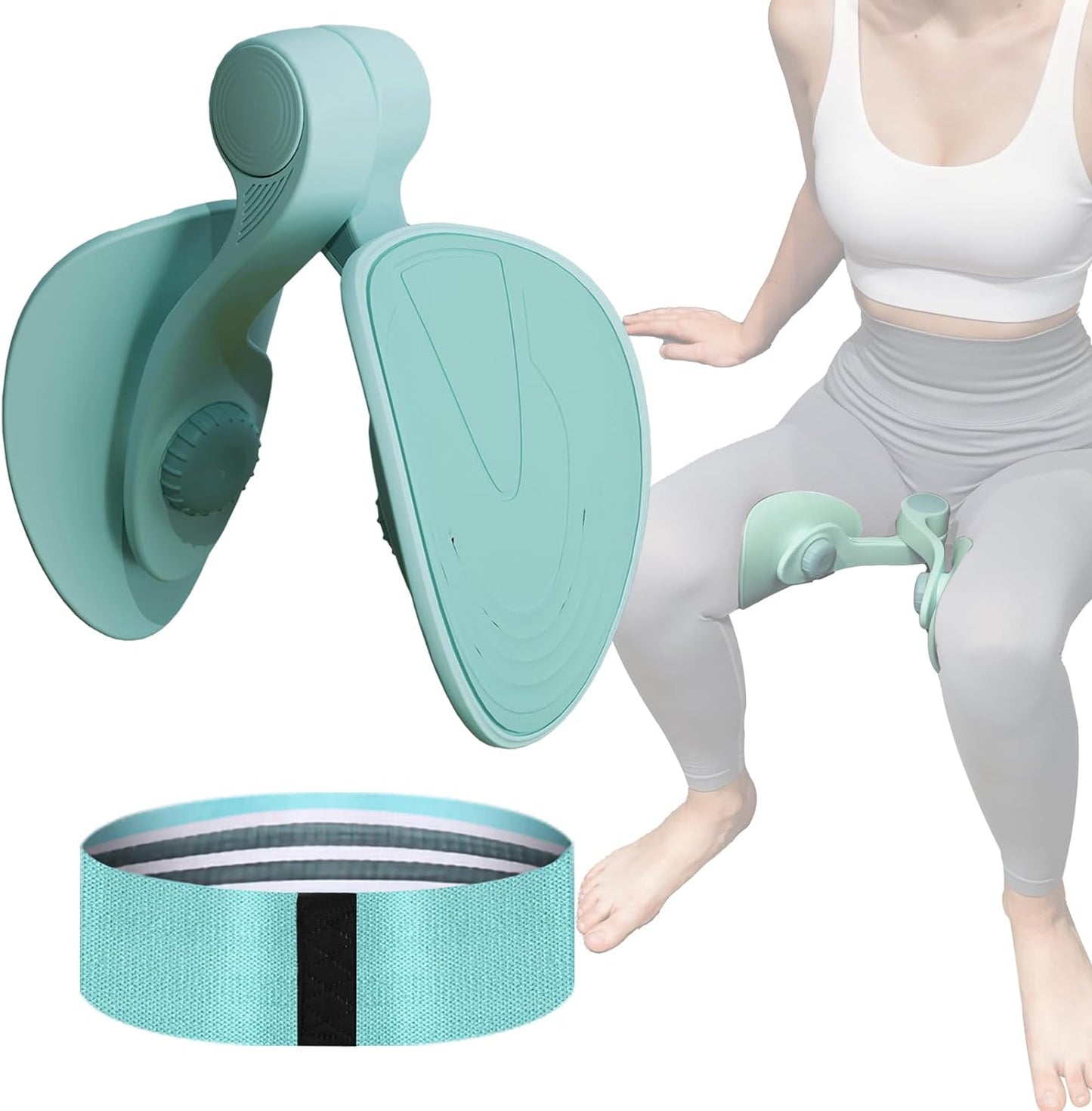 Shnlie Thigh Master Thigh Exerciser for Woman,Inner Thigh Toner,Pelvic Floor Strengthening Device Women