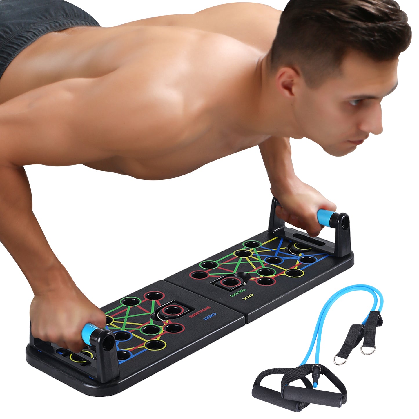 Shnlie Push Up Board 12 in 1 Multifunctional Push Up System Workout Equipment for Men and Women Portable Gym Strength Training Board…